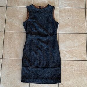 Zara Elegant Gray Sleeveless Dress